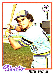 1978 Topps Baseball Cards      595     Sixto Lezcano